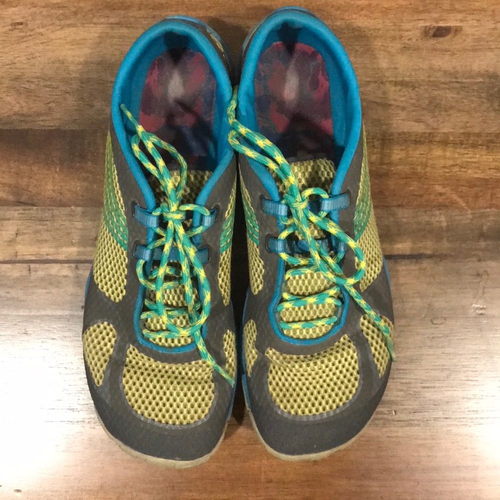 Vibram soul turq/lime shoe